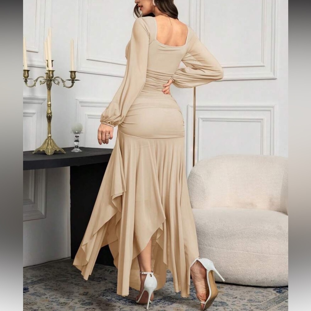 Elegant Lavender Evening Gown - Picture 3 of 16